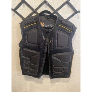 X Element Padded Motorcycle Vest Black Size XL